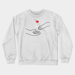 HAND AND PAW Crewneck Sweatshirt